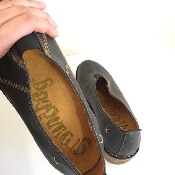 Groundhog dark blue leather shoes - Picture 7 of 10